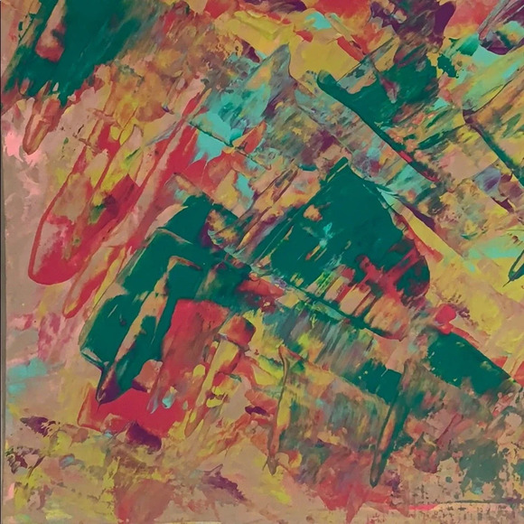 Original - Teal, magenta, pink, aqua, lime & blue - Picture 5 of 6